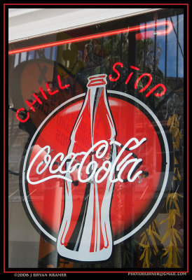 Coke sign