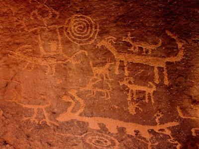 Chaco Canyon Una Vida Petroglyphs
