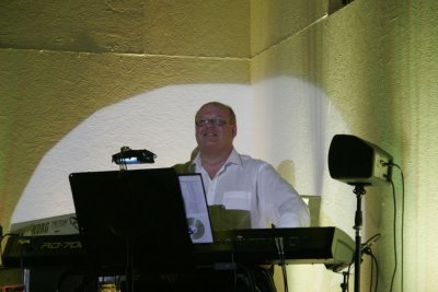 Lars Linder i orkestern