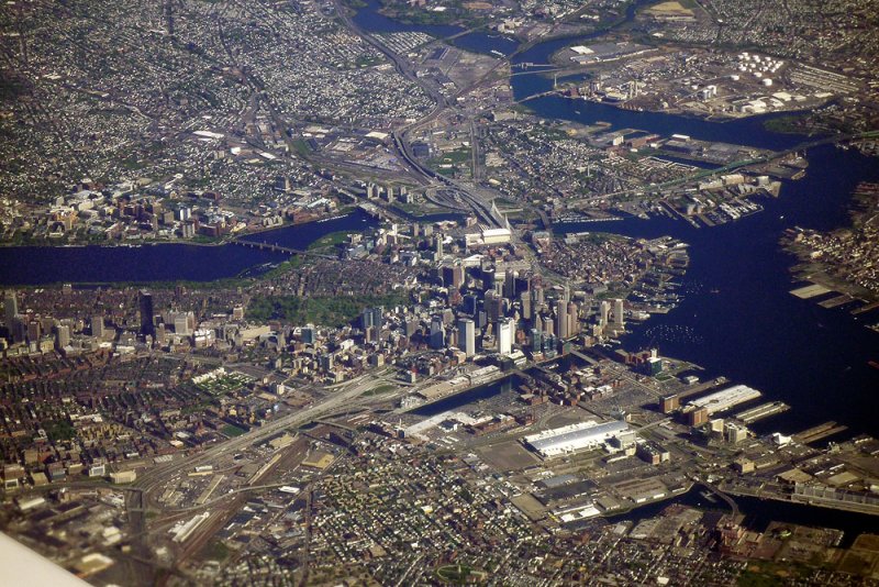 Boston from the air