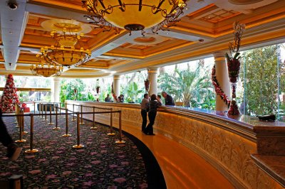 Front Desk at Tresure Island