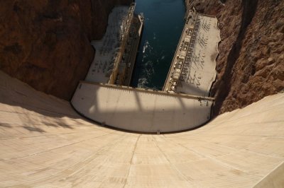 Hoover Dam Looking Down