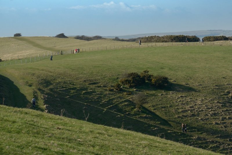 approach to the South Downs