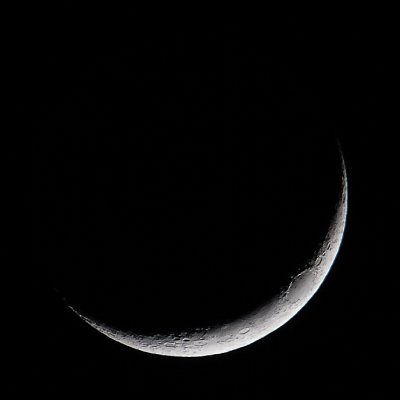 new moon, new era - me using a tripod!