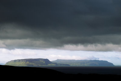 Eigg hogging a sunny period