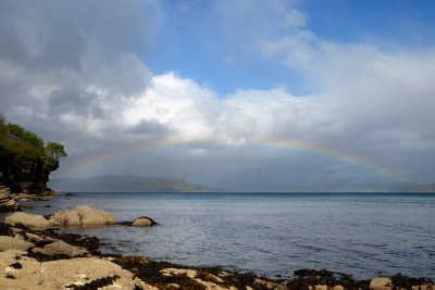 rainbows over Loch Eishort