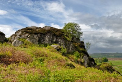 part of the outcrop of Dunadd