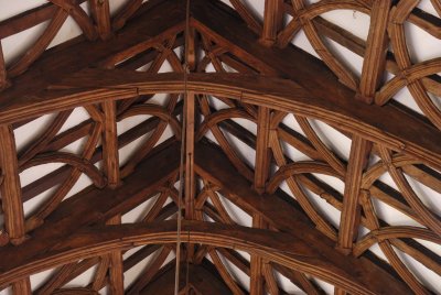 detail of roof timber
