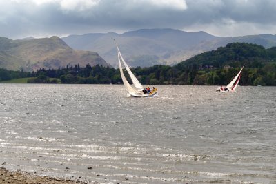Ullswater with Hellvellyn range behind
