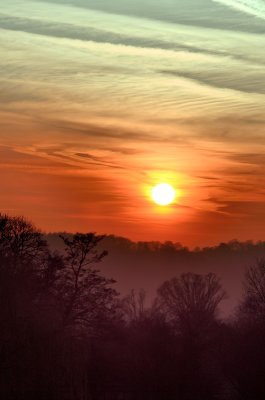 end of the misty day