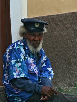 Old man in Praia