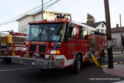 Store Fire / 1317 East Main St / Bridgeport CT / Jan 2012