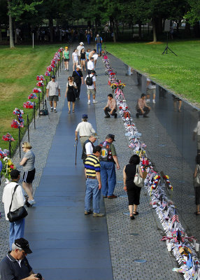 the Wall with 58,000 names