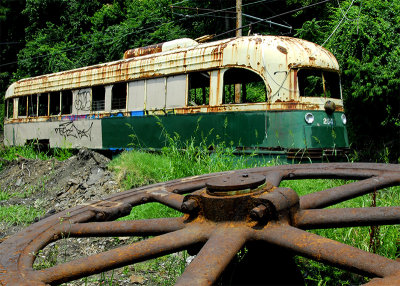 Old Trolleys Fade Away