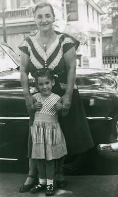Two Beautiful dressess - Karen and Grandma Mollie.jpg