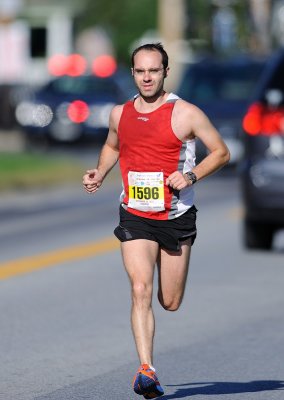 Half marathon winner, Zack Kudlak