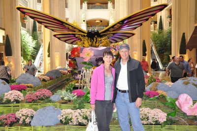 Evelyn and I at the Bellagio