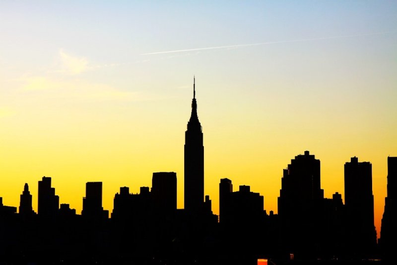 Empire State Building silhouette