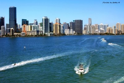 Miami seen from Rickenbacker Causeway