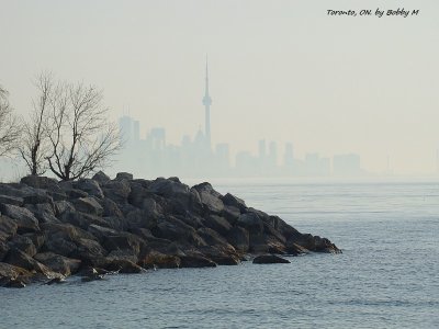 Misty Toronto Skyline
