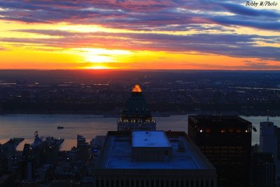 Sunset on Hudson River