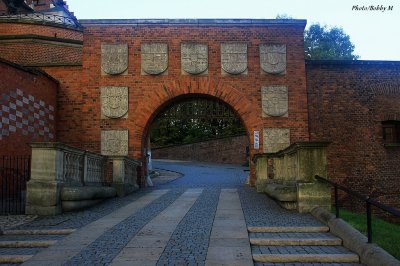 Herbowa Gate - West Side  Entrance to The Wawel 