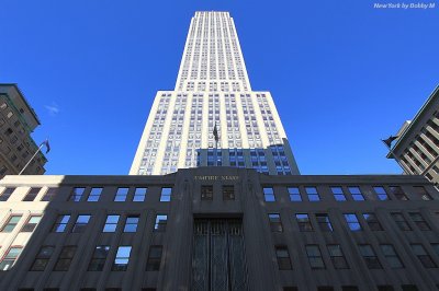 Empire State Building seen from street level