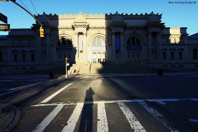 First daylight on Metropolitan Museum