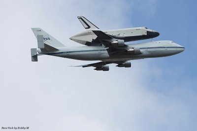 Space Shuttle Enterprises farewell tour over NYC
