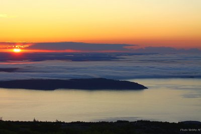 Sunrise viewed from Cadillac Mountain