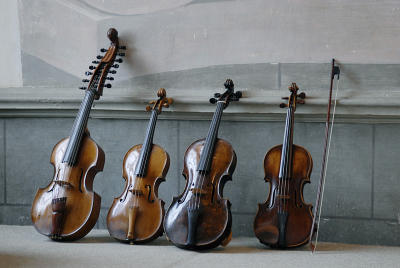 Viola d'Amore (on left) with sympathetic strings 190.jpg