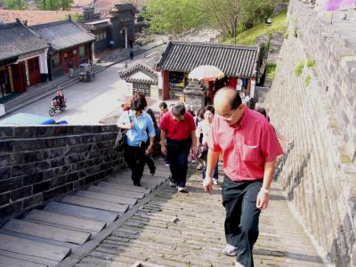 Up the main ramp in the Jingzhou Ancient City Keep