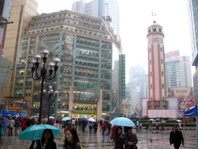 Shopping malls at Chongqing