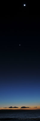 Moon & Venus over Lanai
