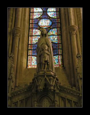Troyes Cathedral interior detail