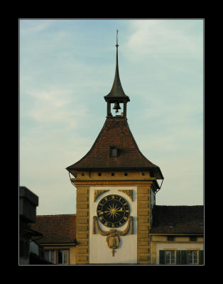 Murten clock tower