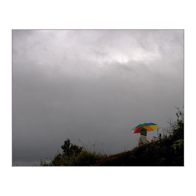 The day is grey