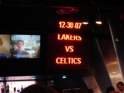 LAKER'S CELTICS GAME