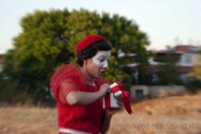 A street performer