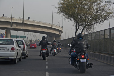 Harley Davidson club in New Delhi, India