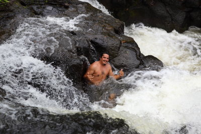 Levi at Ho'opi'i Falls