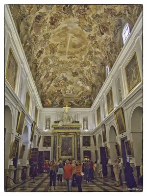 1003 22 Toledo - Gothic Cathedral - Painting in the ceiling by Luca Giordano.jpg