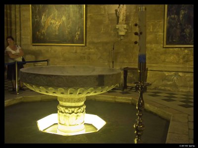 1005 Seville 10 Seville Cathedral -  Baptismal Font.jpg