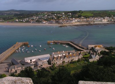 Marazion, Cornwall - seen from St Michael's Mount