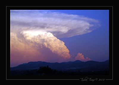 Cumulonimbus & Lenticular Cloud