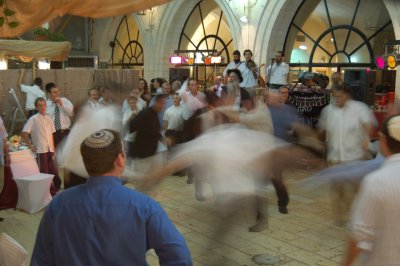 Dancing at friends wedding...cool shot