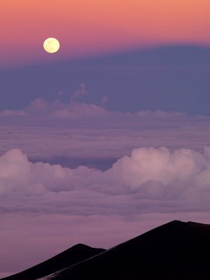 Moonrise At The Top Of The World