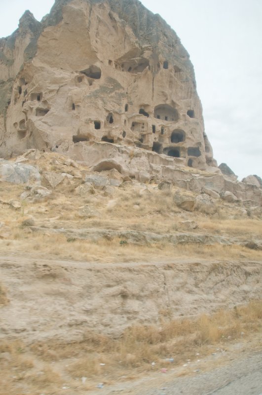 Habitations troglodytes en Cappadoce.