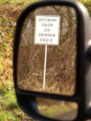 Primitive Road No Warning Signs