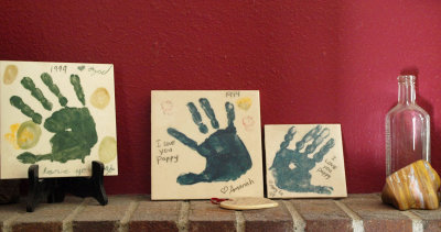 My GrandKids Handprints